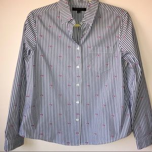 Pinstripe Button Down